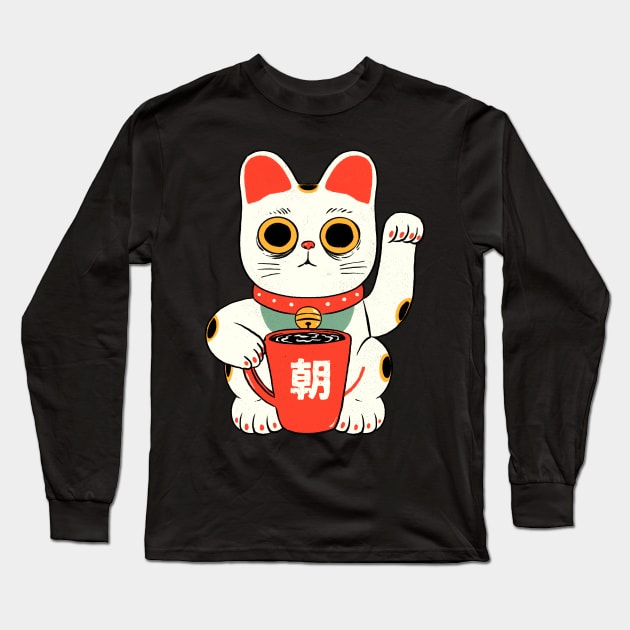 Lucky coffee Long Sleeve T-Shirt by ppmid